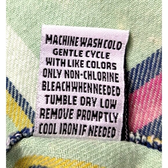 HIPPIE LAUNDRY Pastel Acid-Washed 100% Cotton Sleeveless Button Down Size M - Picture 5 of 6